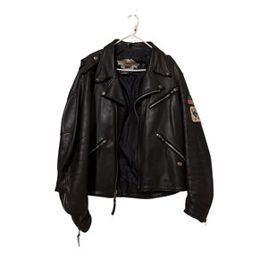 Men's Harley-Davidson Black Leather Motorcycle Jacket XL